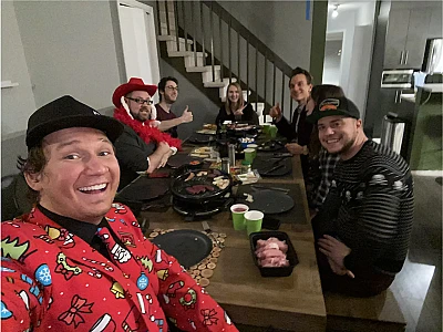 Souper avec l'équipe